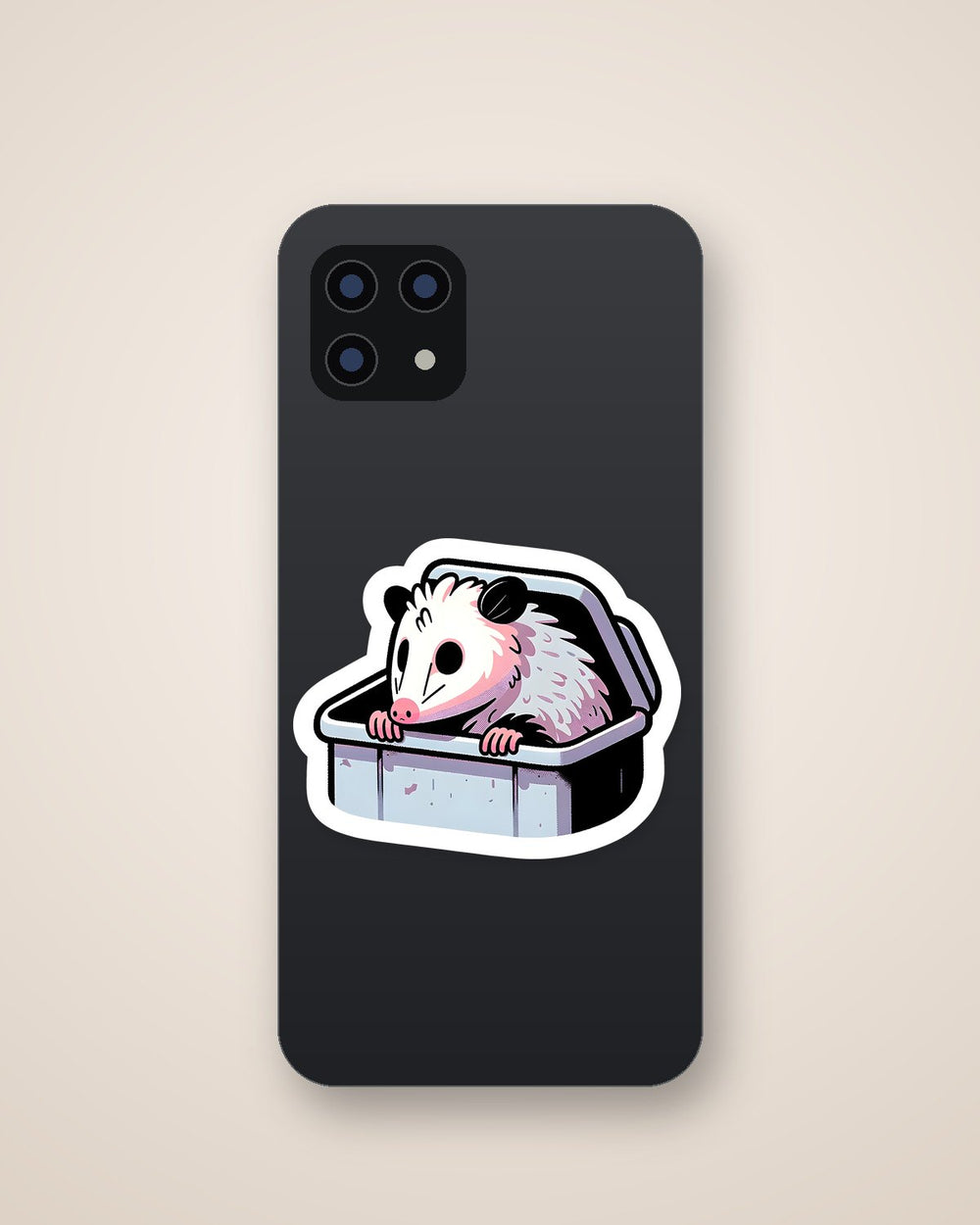 Trash Possum Dumpster Gremlin Sticker