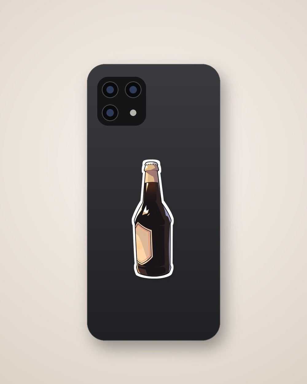 Empty Bottle of Beer Sticker