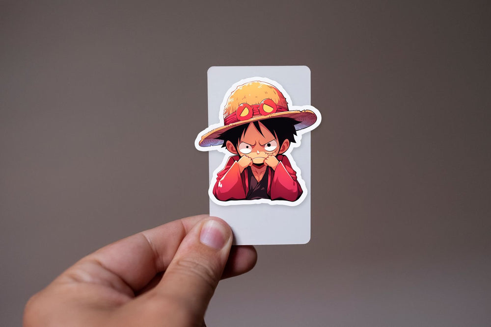 One Piece Upset Monkey D. Luffy Sticker