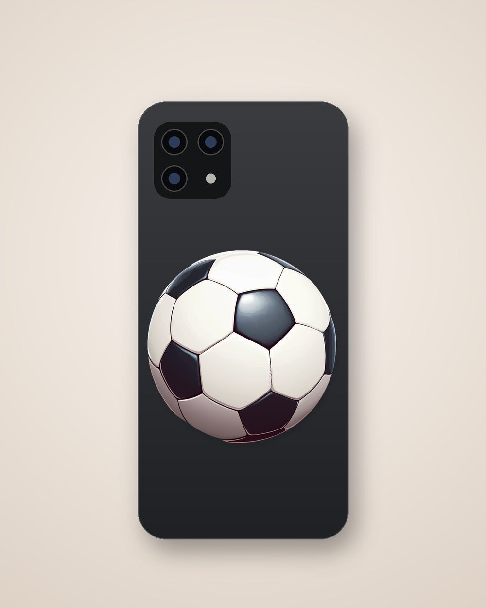 Black and White Soccer Ball Sticker