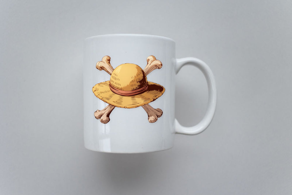 Retro Straw Hat Pirates Logo One Piece Sticker