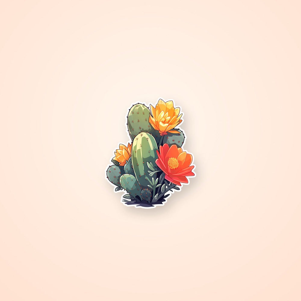 Aesthetic Cactus Plants Sticker