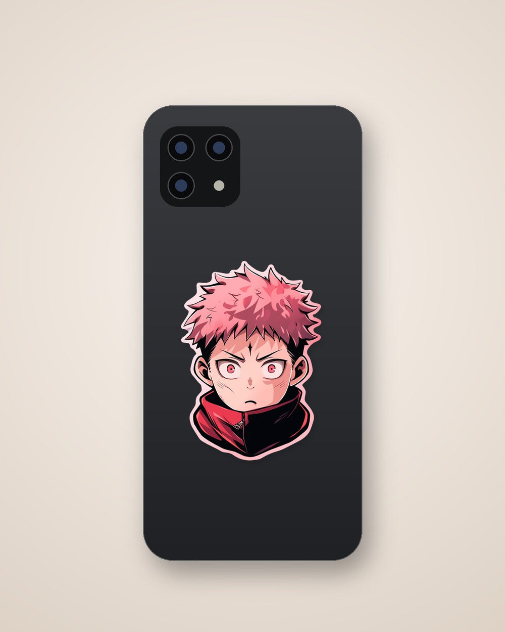 Aesthetic Yuji Itadori Jujutsu Kaisen Sticker