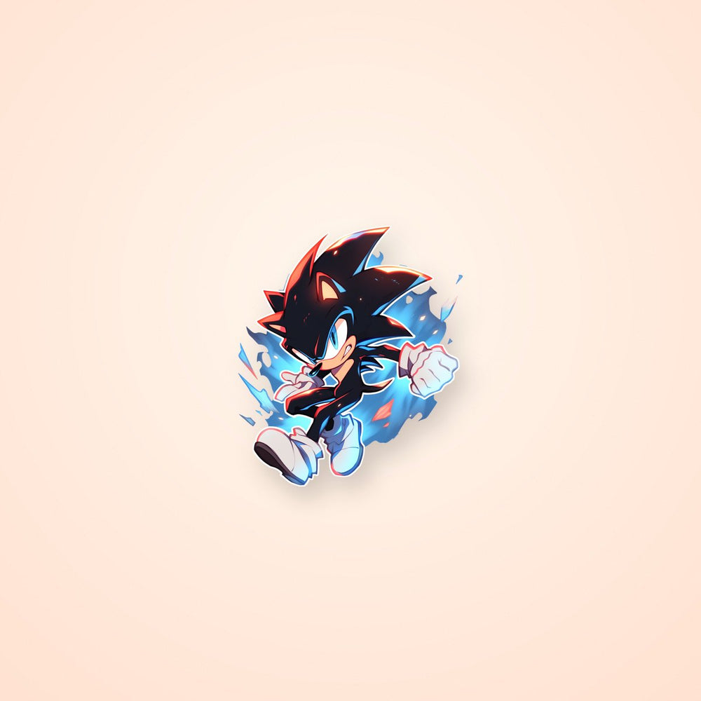Shadow the Hedgehog Art Sticker