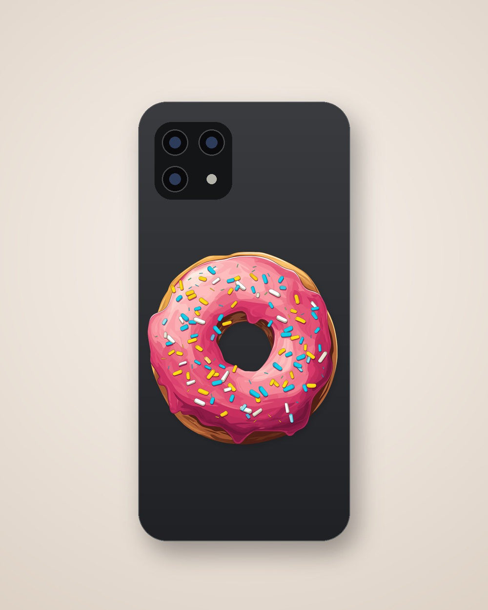 Pink Glazed Donut Sticker