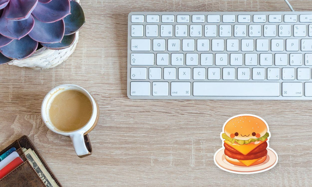 Kawaii Mcdonalds Burger Sticker