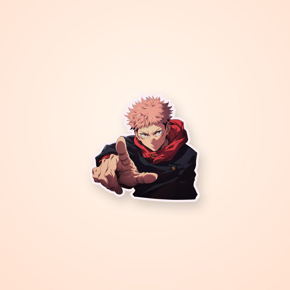 Itadori Pointing Jujutsu Kaisen Sticker