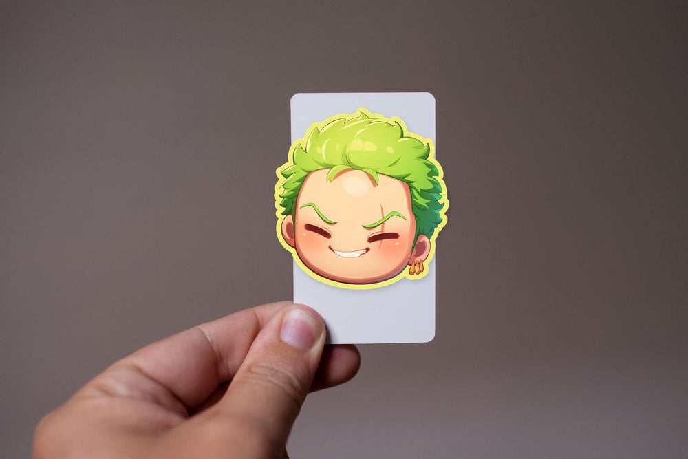 One Piece Cutest Zoro Head Sticker