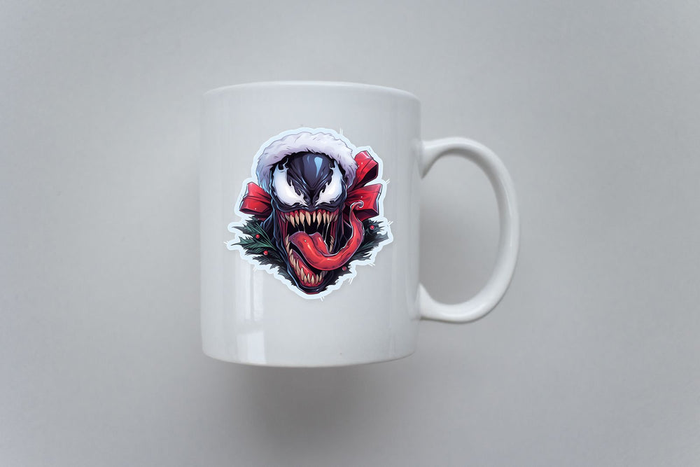 Scary Christmas Venom Marvel Sticker