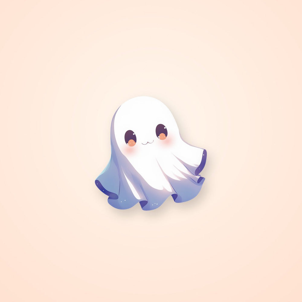 Cute Ghost Halloween Sticker