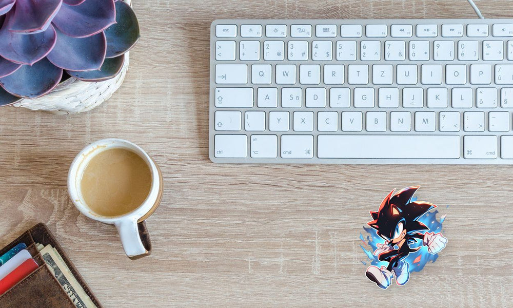 Shadow the Hedgehog Art Sticker