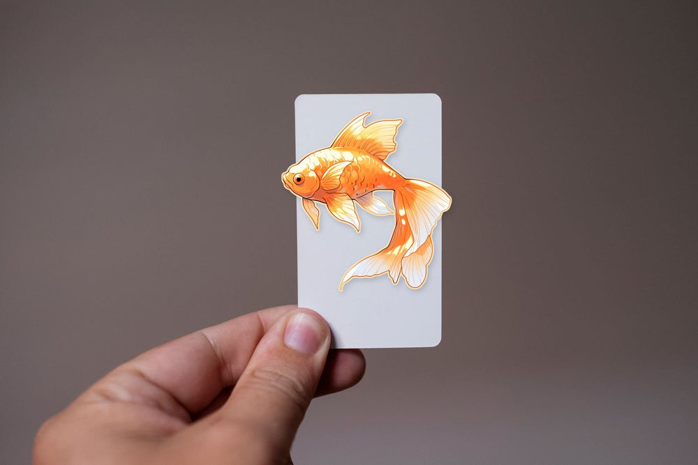 Aesthetic Goldfish Sticker