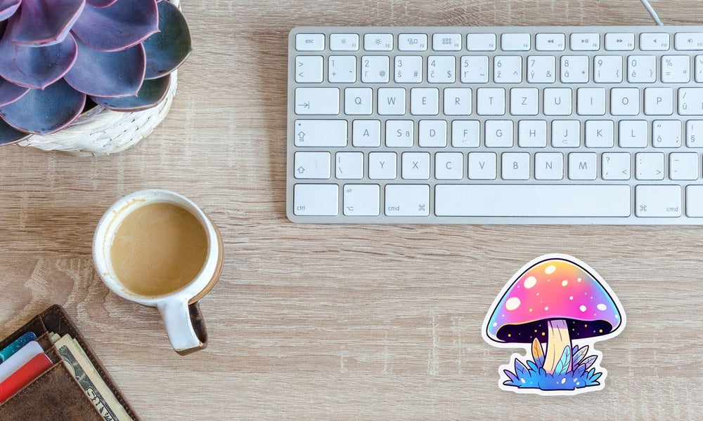 Aesthetic Fly Agaric Mushroom Sticker