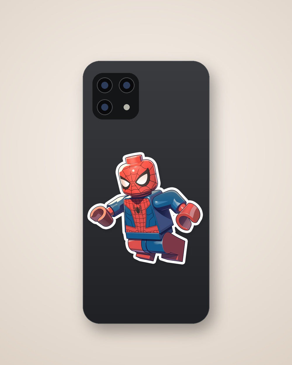 Lego Spider Man Figure Sticker