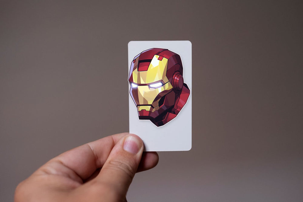 Iron Man Helmet Side Sticker
