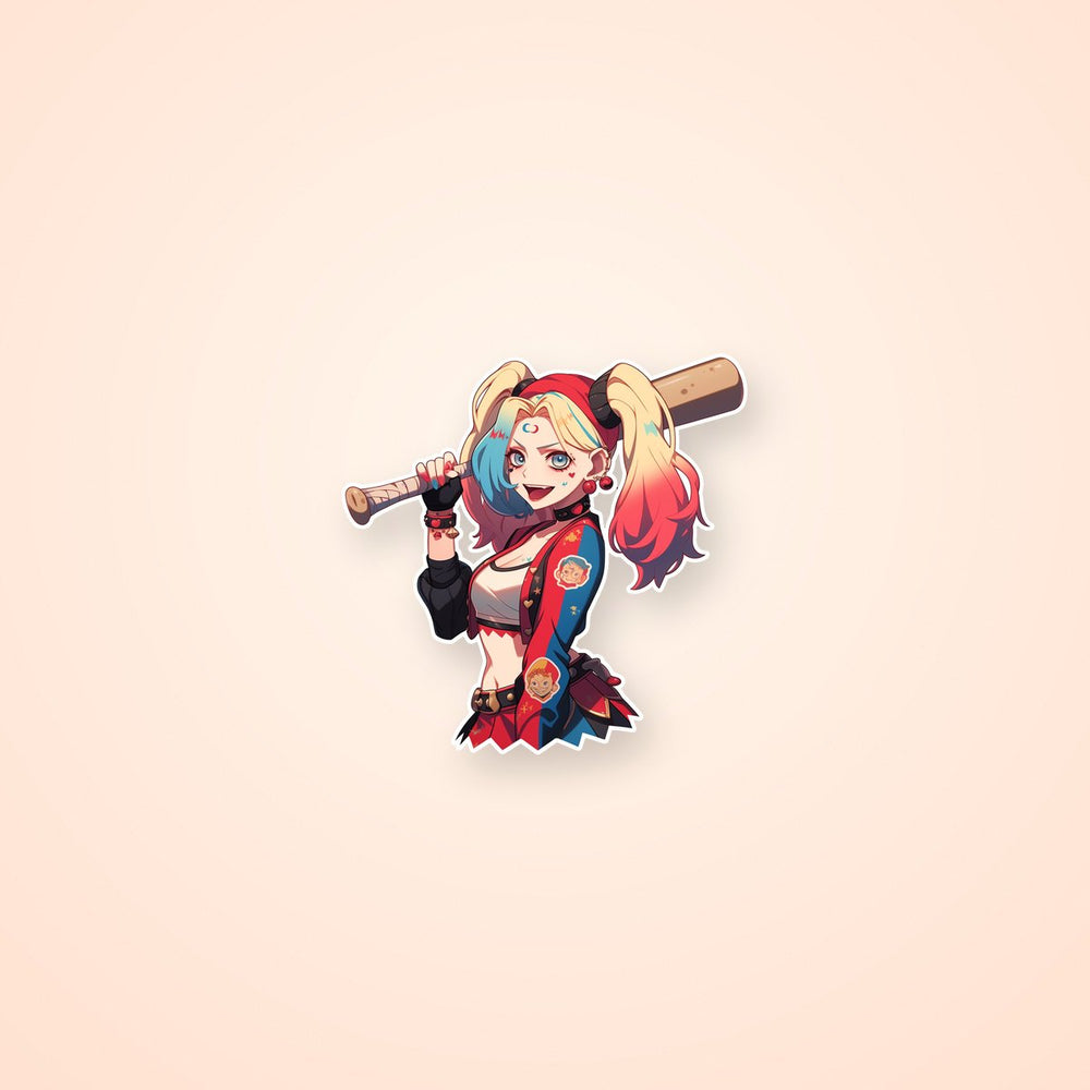 Harley Quinn with a Bat DC Comics Sticker