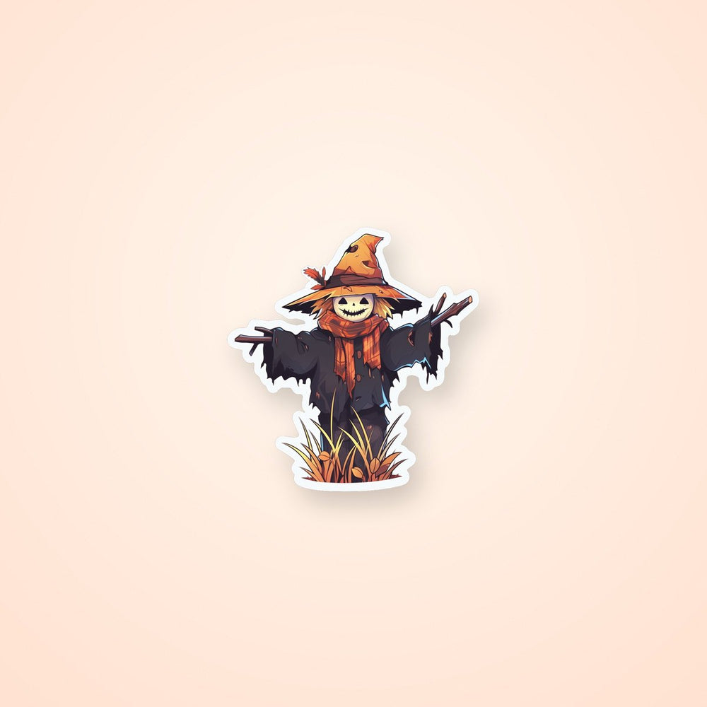 Scarecrow in Hat Sticker