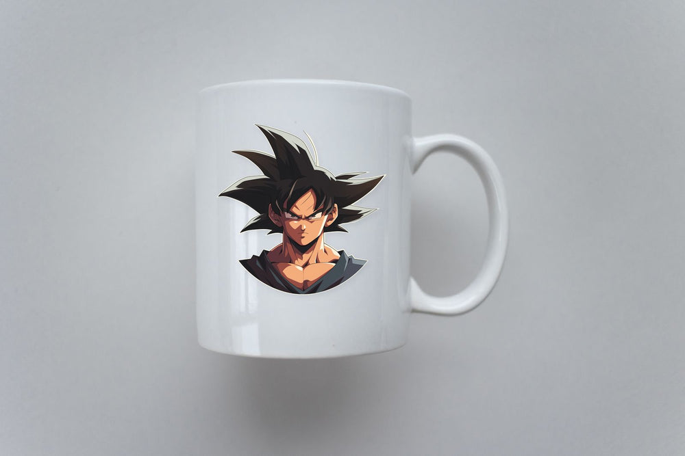 Goku Black Hair Determined Look Sticker