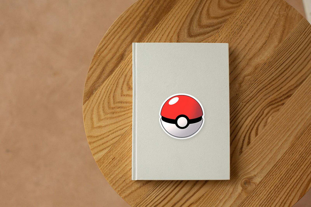 Cartoon Pokeball Sticker