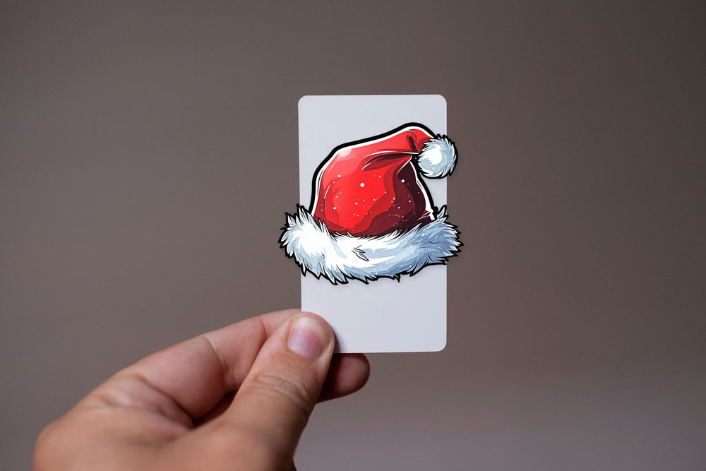 Aesthetic Santa Hat Sticker