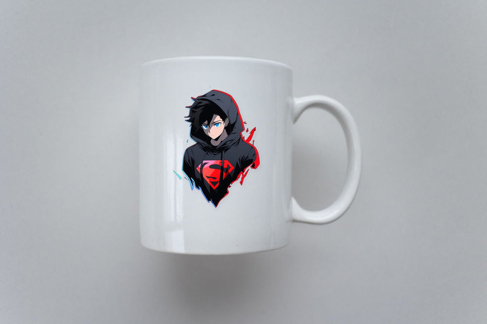 Anime Superman in a Hoodie Sticker