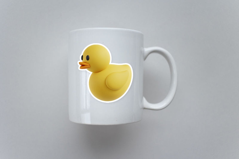Cute Yellow Rubber Duck Sticker