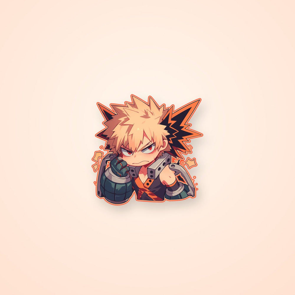 My Hero Academia Chibi Bakugo Sticker