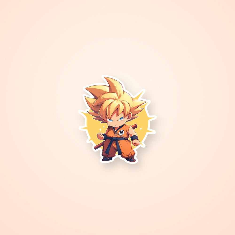 Chibi Goku Super Saiyan Sticker