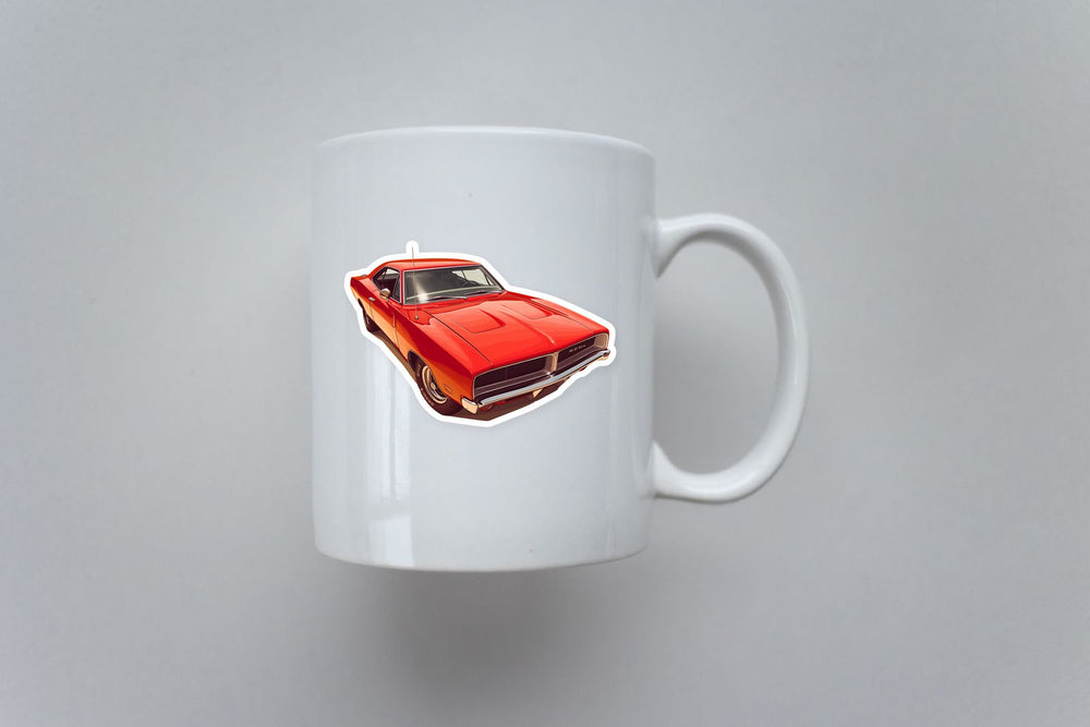 Dodge Charger Rt Classic Muscle Car Sticker