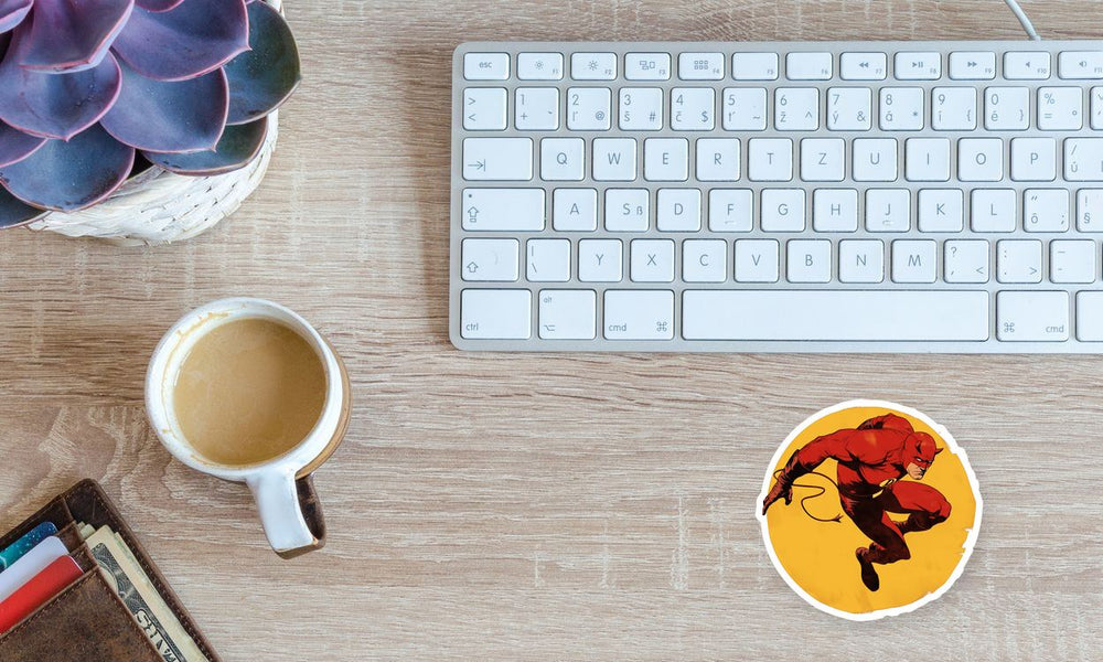 Marvel Daredevil Retro Comic Sticker