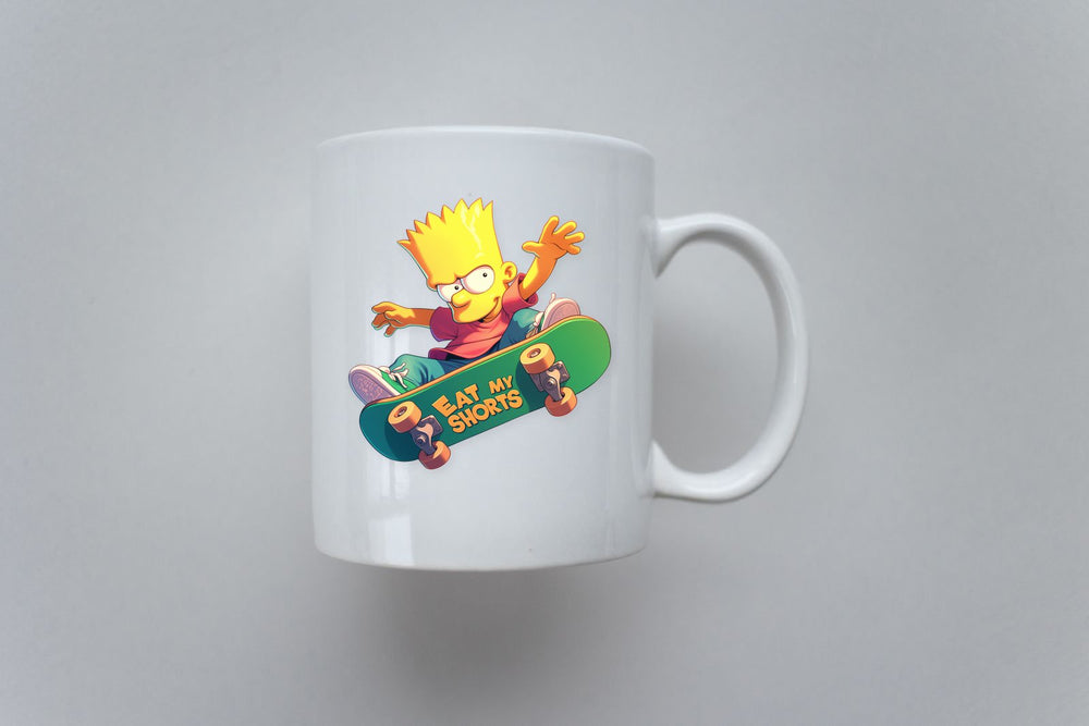 Bart Simpson Skateboard Sticker