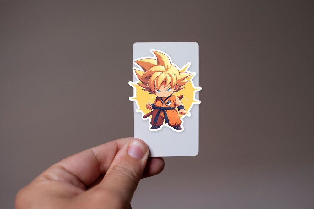 Chibi Goku Super Saiyan Sticker