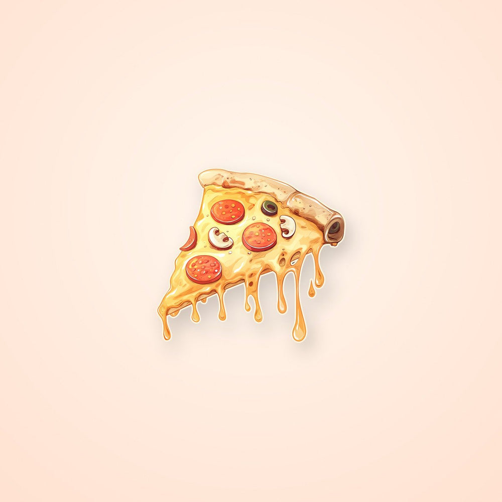 Cheesy Pizza Slice Sticker