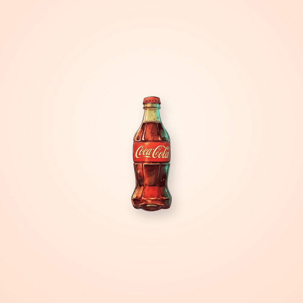 Classic Cola Bottle Sticker