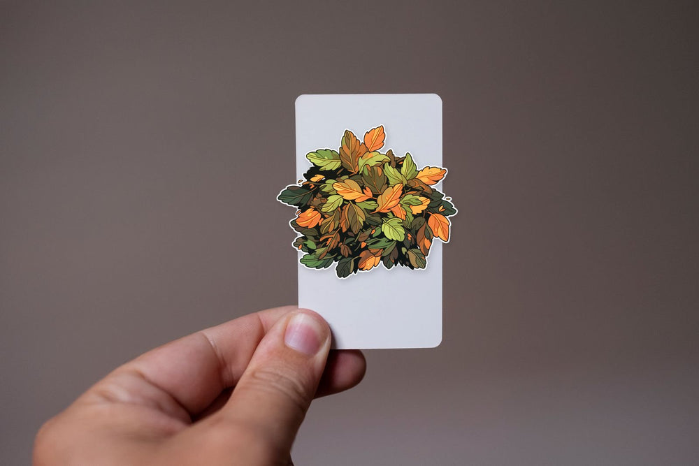 Pile of Autumn Leaves Sticker