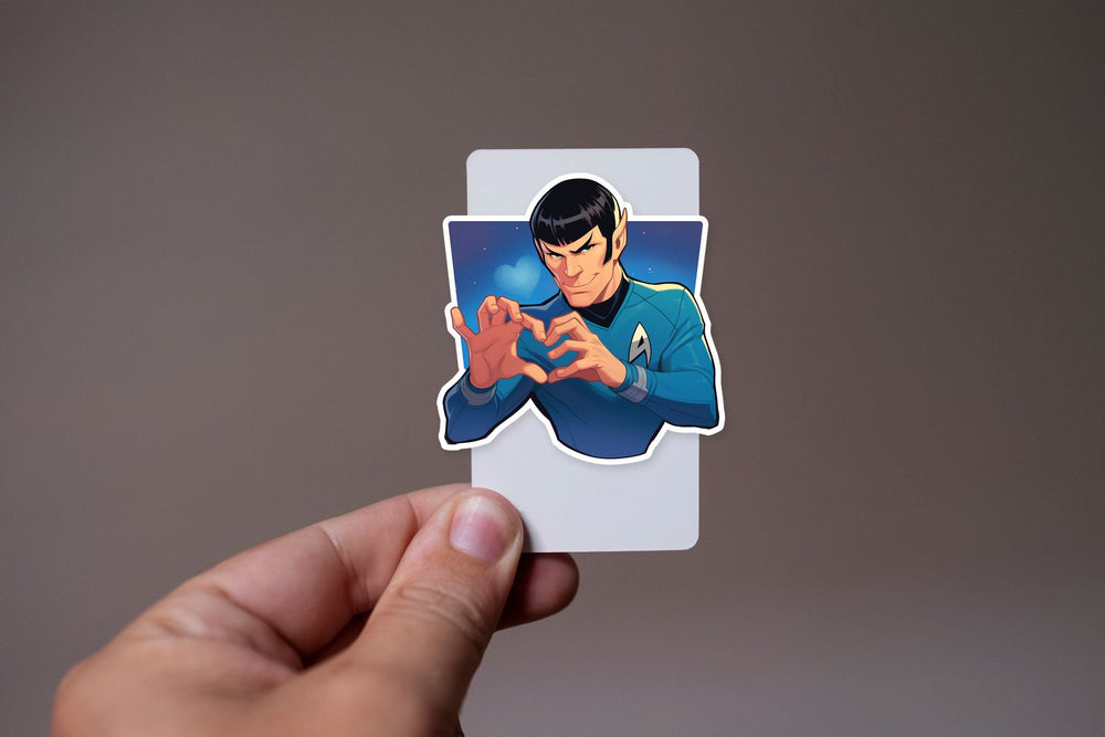 Spock Heart Hands Star Trek Sticker