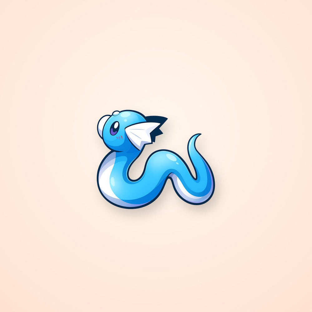Dratini Pokemon Dragon Sticker