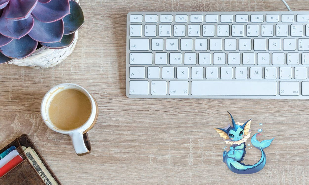 Vaporeon Bubbles Pokemon Sticker