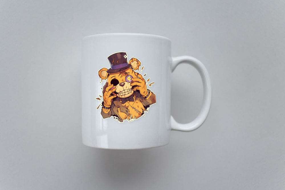 Five Nights at Freddy’S Freddy Fazbear Creepy Reveal Sticker