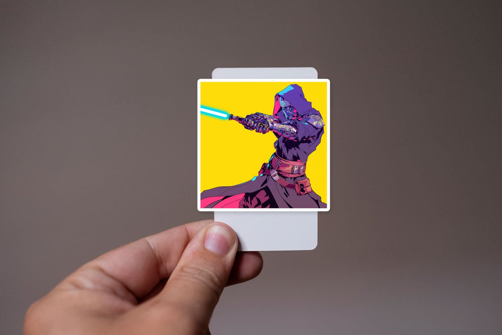 Star Wars Cyberpunk Jedi Warrior Sticker