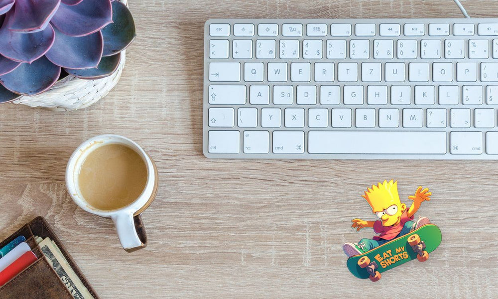Bart Simpson Skateboard Sticker