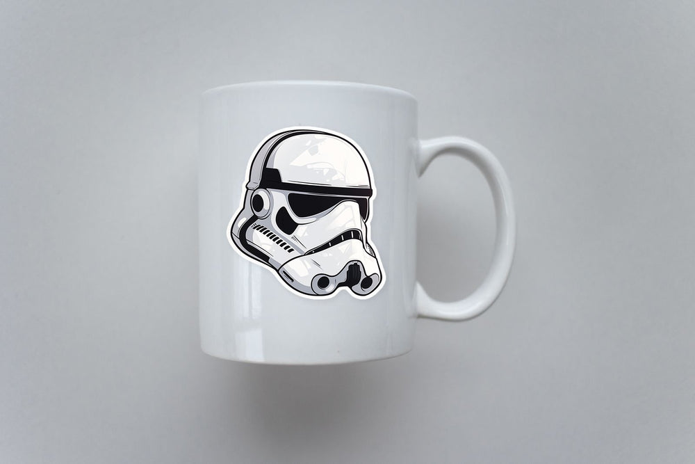 Star Wars Stormtrooper Helmet Sticker