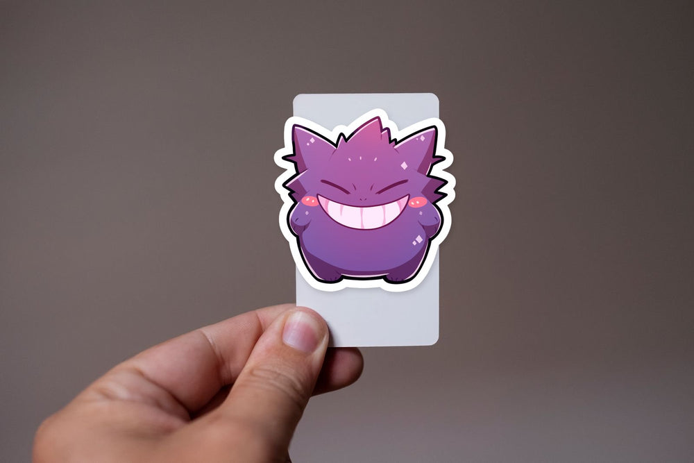Pokemon Cute Gengar Sticker