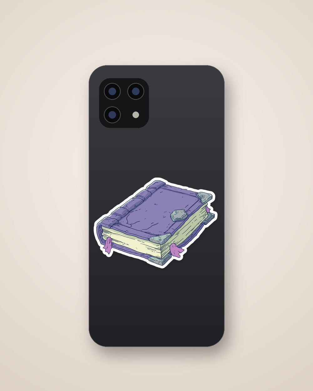 Purple Magic Spellbook Sticker