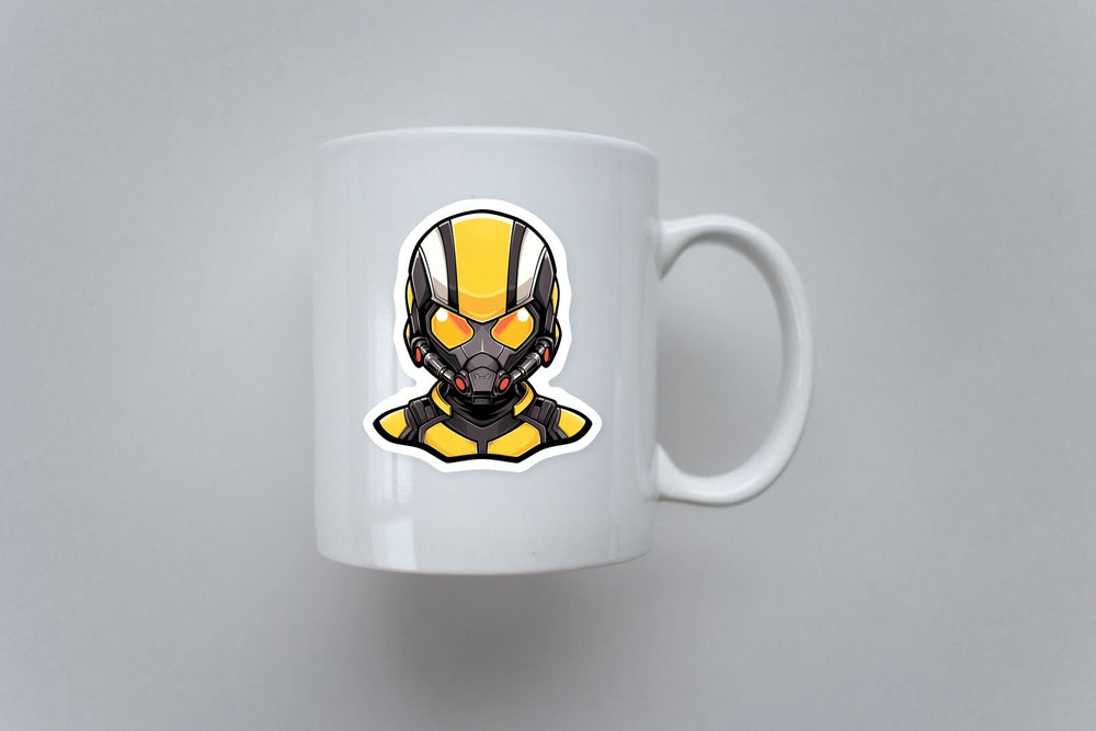 Marvel Wasp Head Sticker