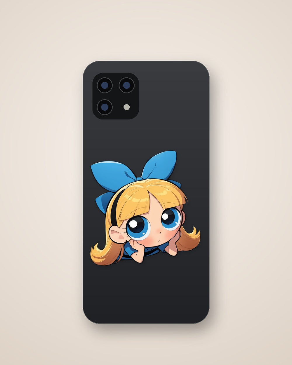 Powerpuff Girls Bubbles Blue Dress Sticker