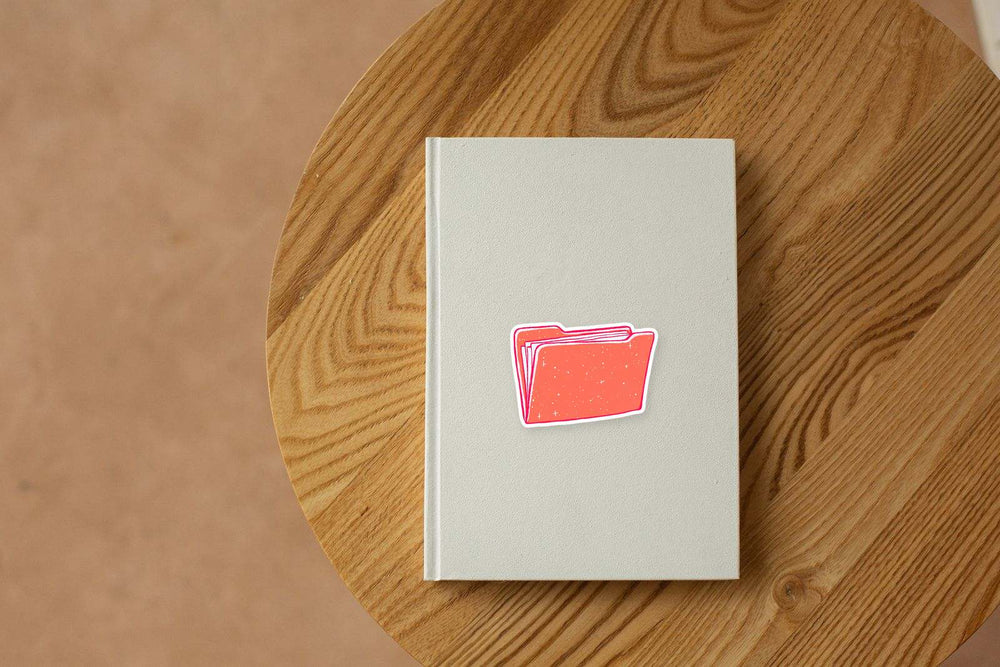 Cozy Folder Aesthetic Sticker