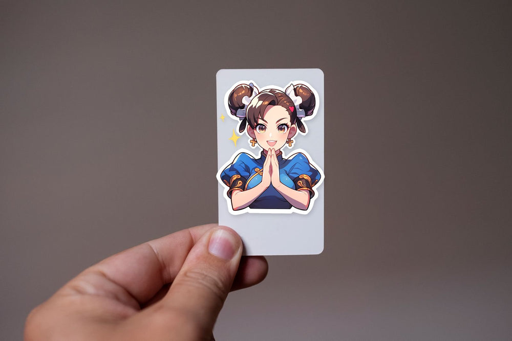 Street Fighter Joyful Chun-Li Sticker