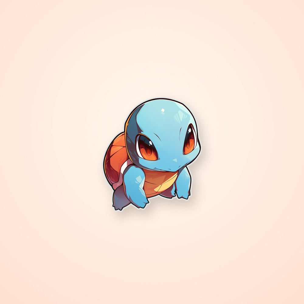 Squirtle Cute Sitting Sticker