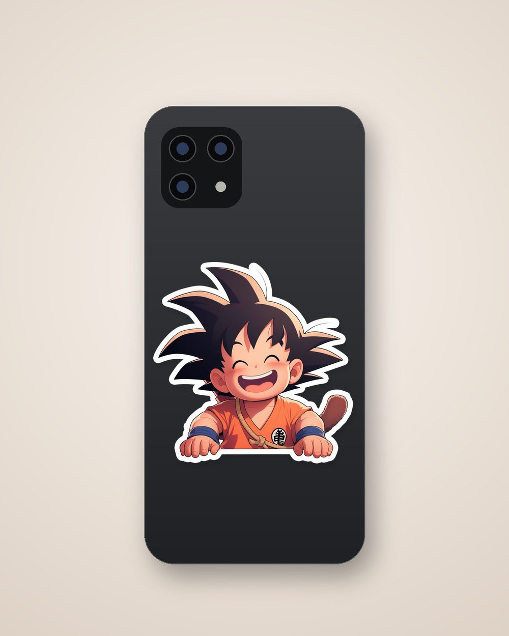 Happy Kid Goku Dragon Ball Sticker